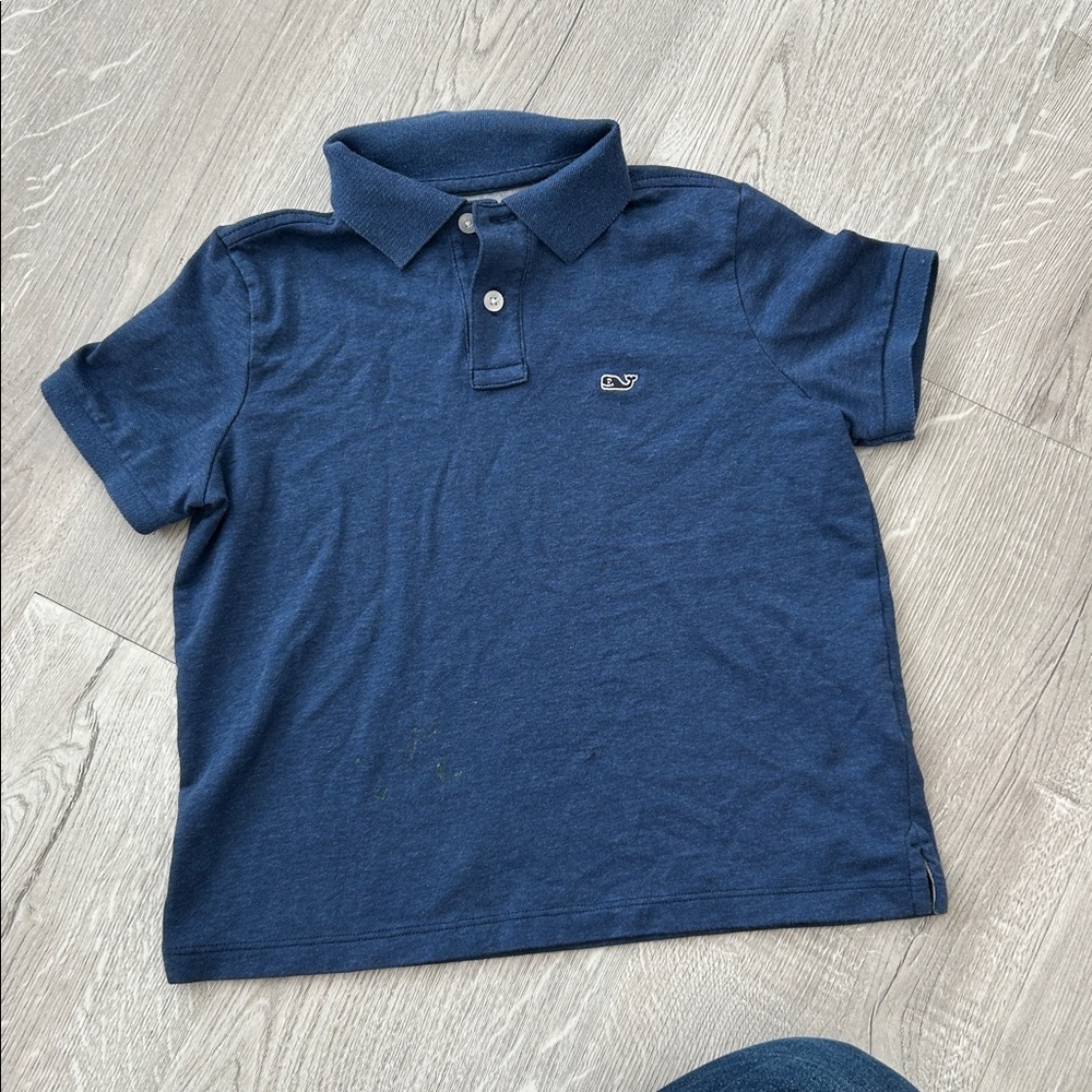 Vineyard Vines Boys Blue Polo